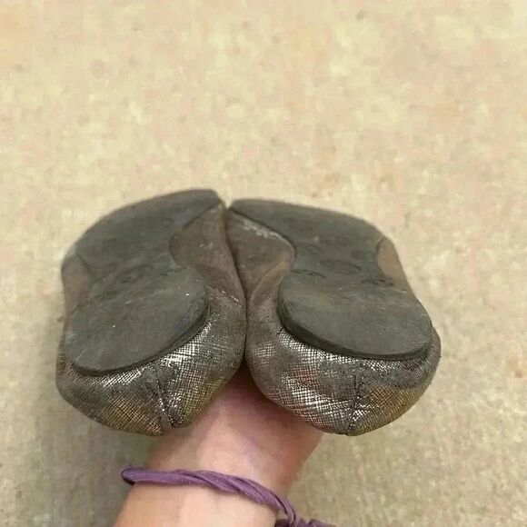 Tory Burch Metallic Flats - Picture 10 of 16